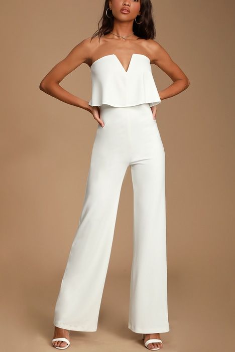 Power of Love Strapless Jumpsuit