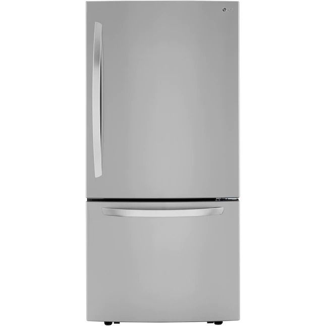 25.5-Cubic-Foot Bottom-Freezer Stainless-Steel Refrigerator
