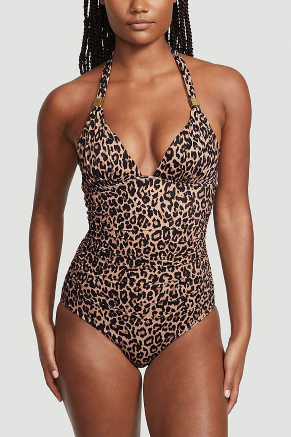 Ruched Push-Up One-Piece Swimsuit