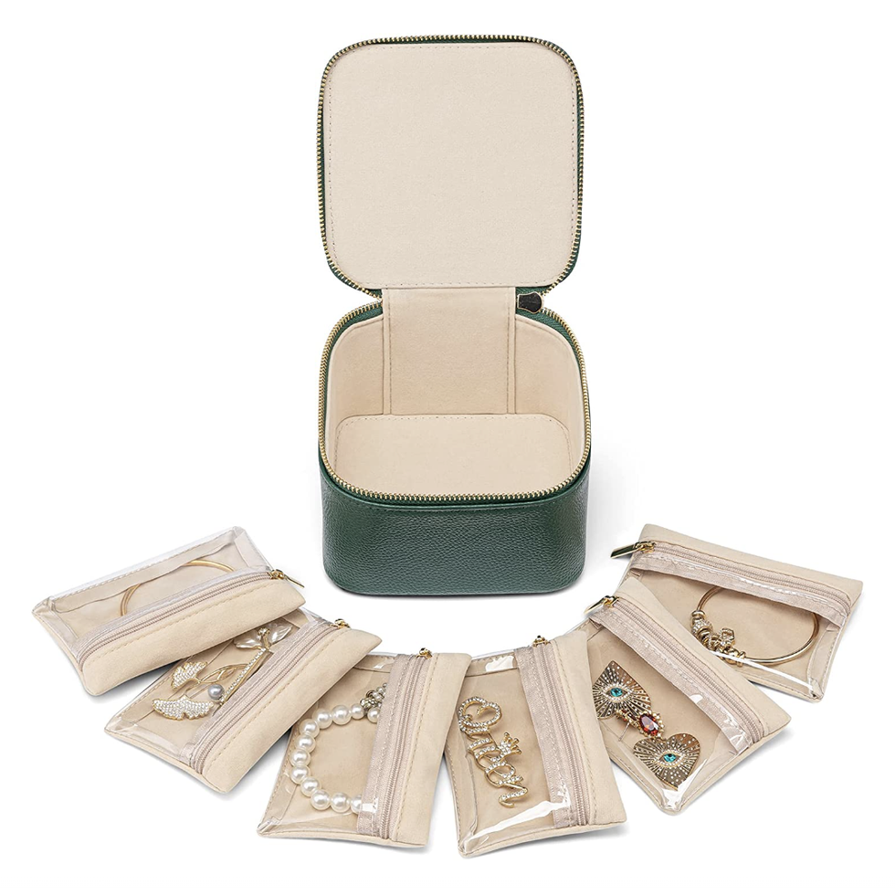 Small Jewelry Box For Women Travel Mini Organizer - Temu