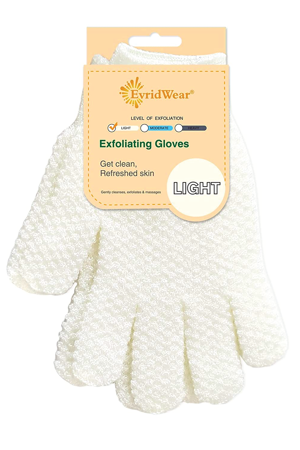 EvridWear Exfoliating Dual Texture Gloves