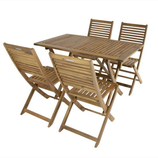 Homebase wooden garden online table