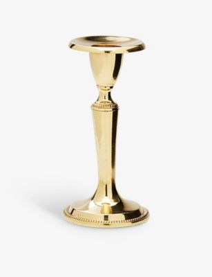 Classic brass candle holder 13cm