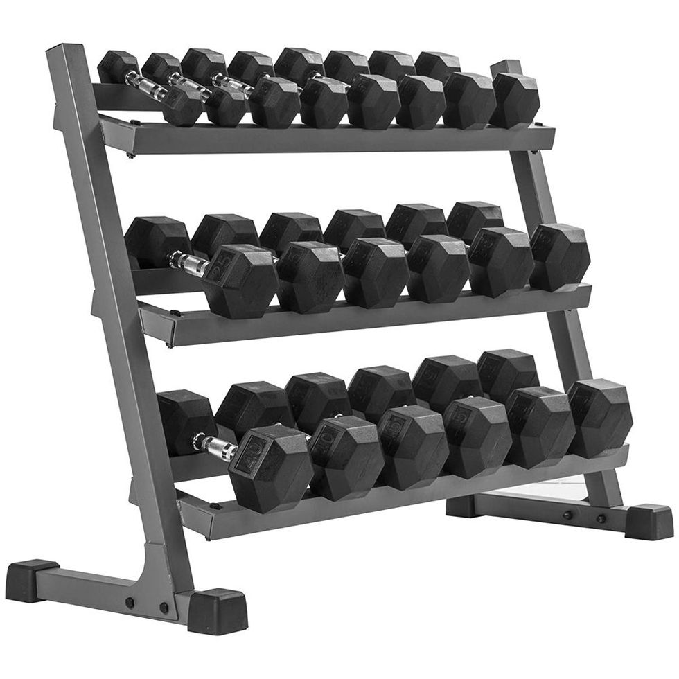 Rubber Hex Dumbbell Weight Sets