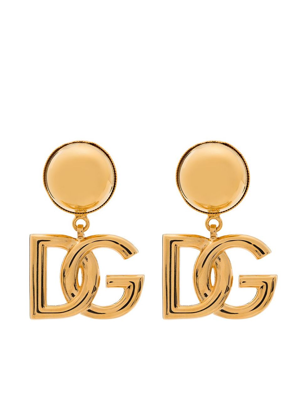 DG Logo clip-on earrings