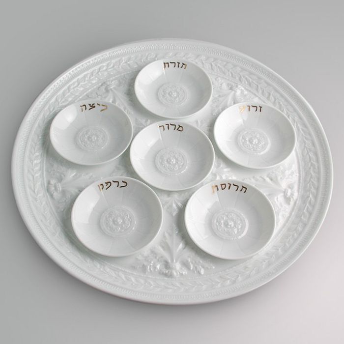 Louvre Seder Plates, Set of 6