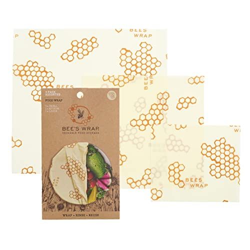 Reusable Beeswax Food Wraps (3-Pack)