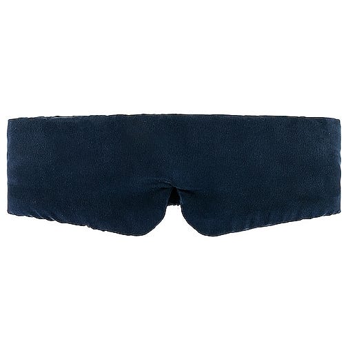 Washable Silk Eye Mask in Navy.