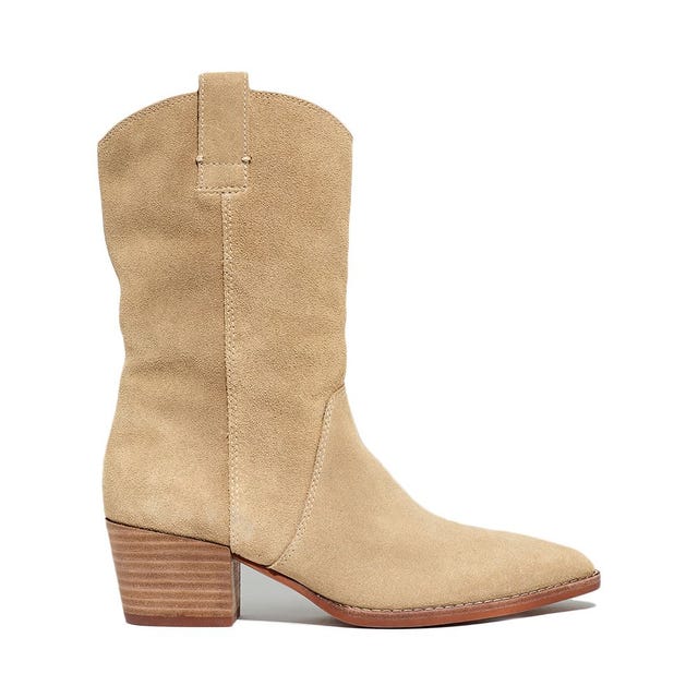 The Cassity Tall Western Boot in Suede