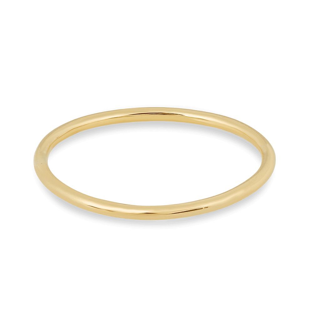 Slim Gold Round Band