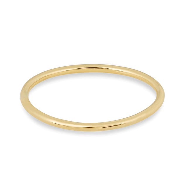 Slim Gold Round Band