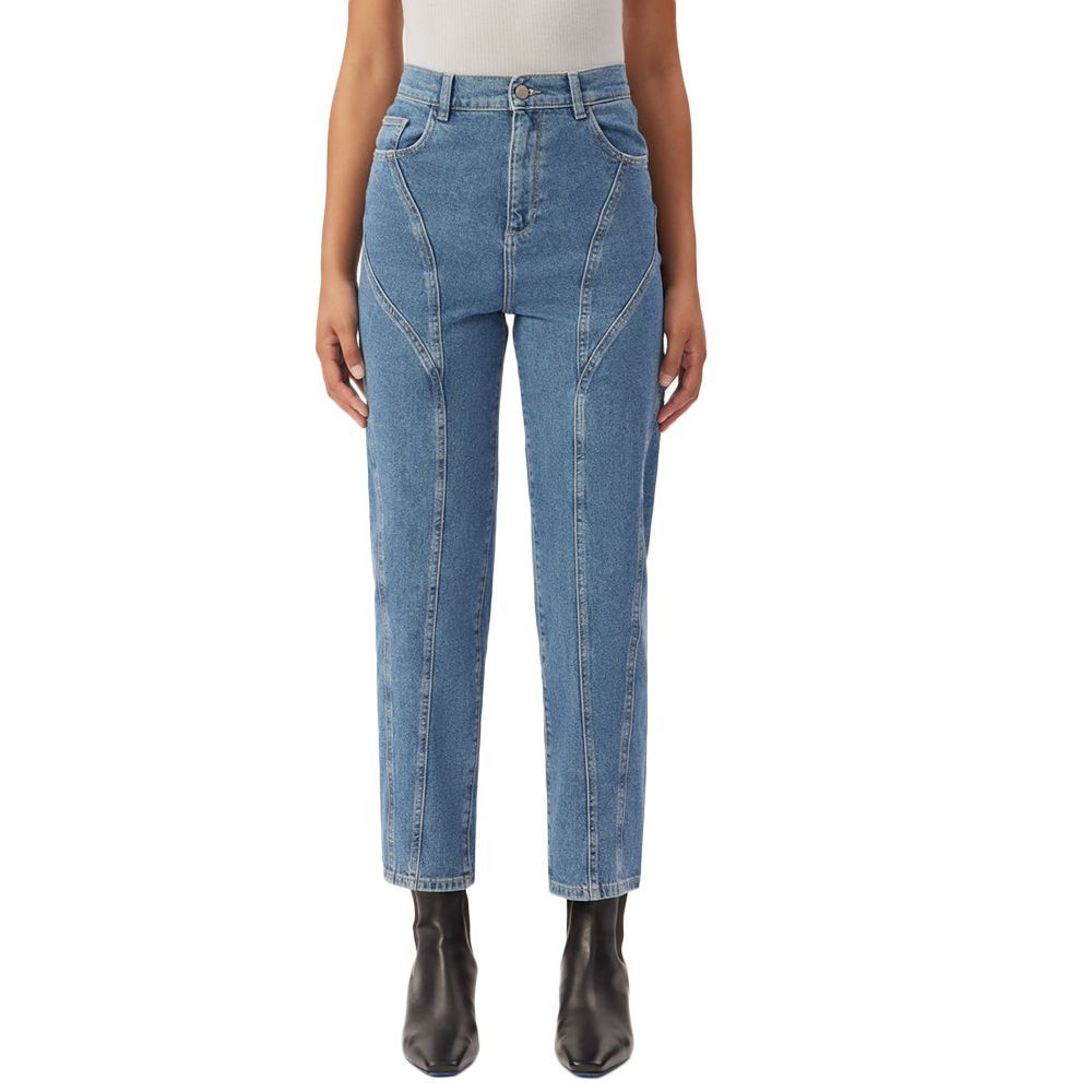 Sydney Girlfriend Tapered Droplet Jeans