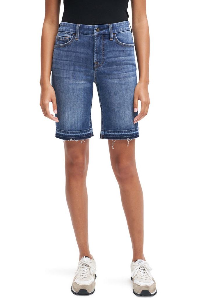 JEN7 by 7 For All Mankind High Waist Bermuda Shorts
