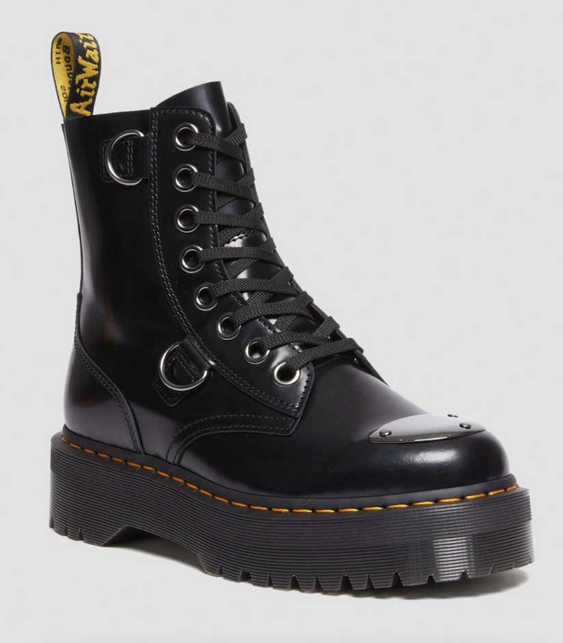 Jadon Boot Toe Guard Leather Platforms
