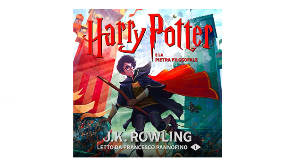 L’audiolibro “Harry Potter e la pietra filosofale” di  J.K. Rowling
