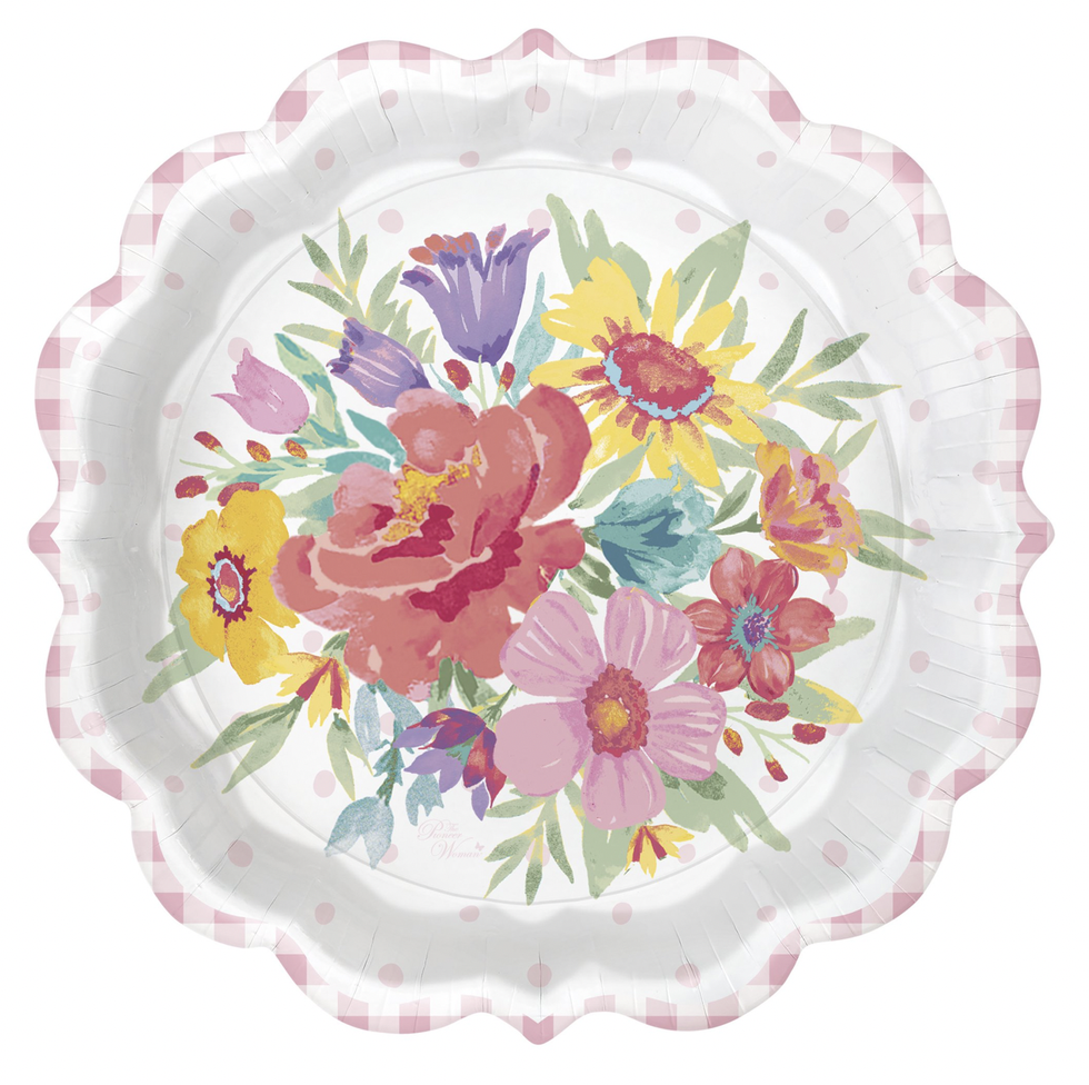 The Pioneer Woman Multi Color Blooming Floral Paper Dessert Plates