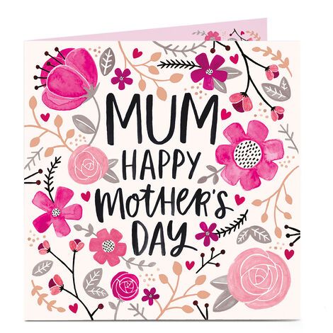 Personalised Mother's Day Charity Card