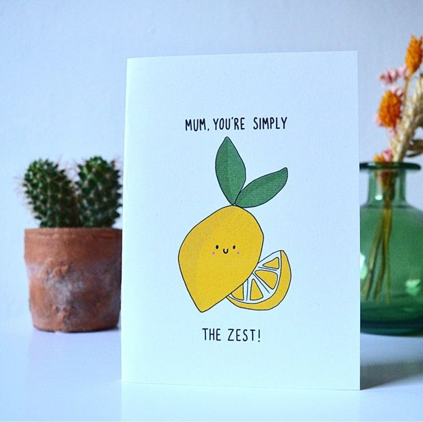 'You're Simply The Zest' Card