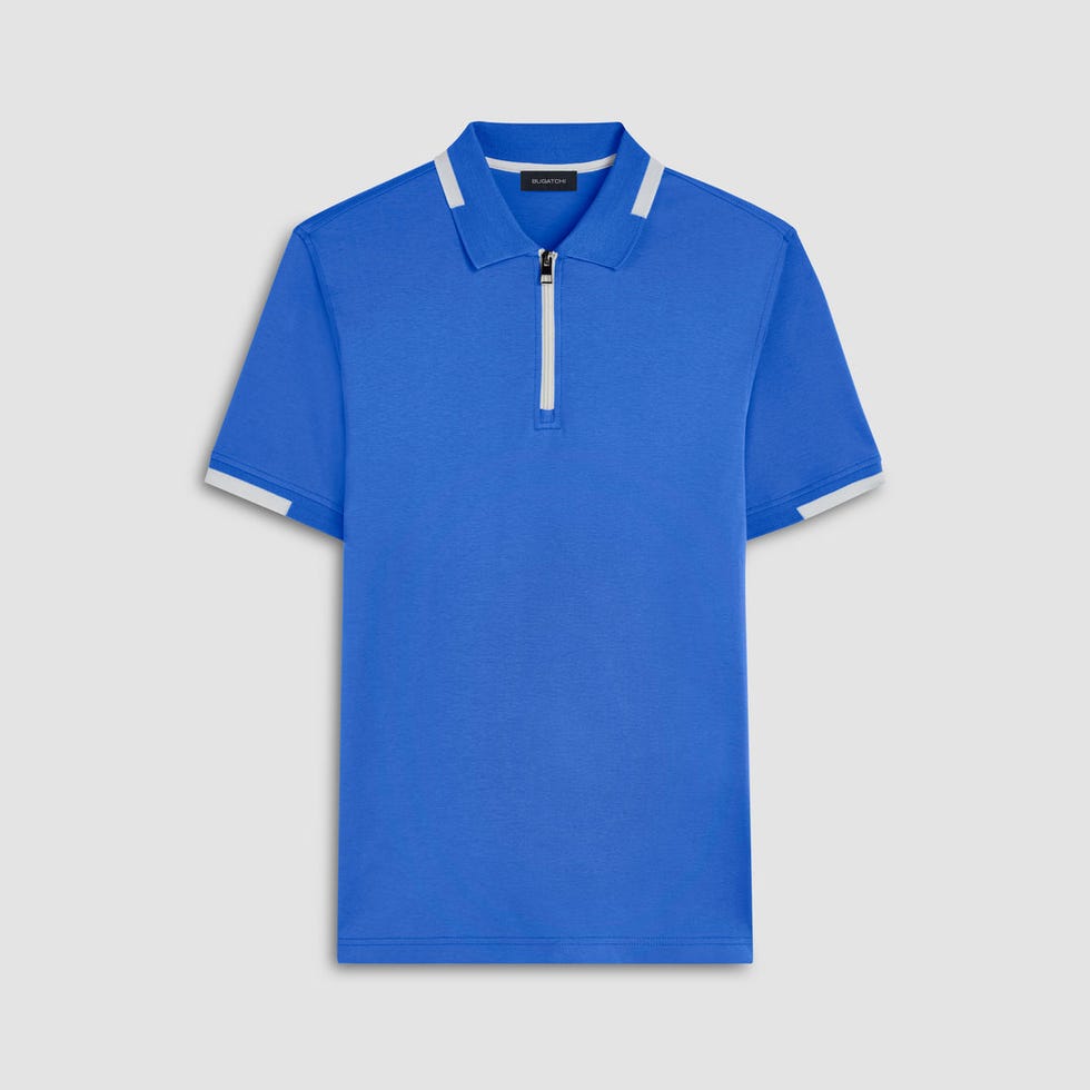 quarter zip polo shirt