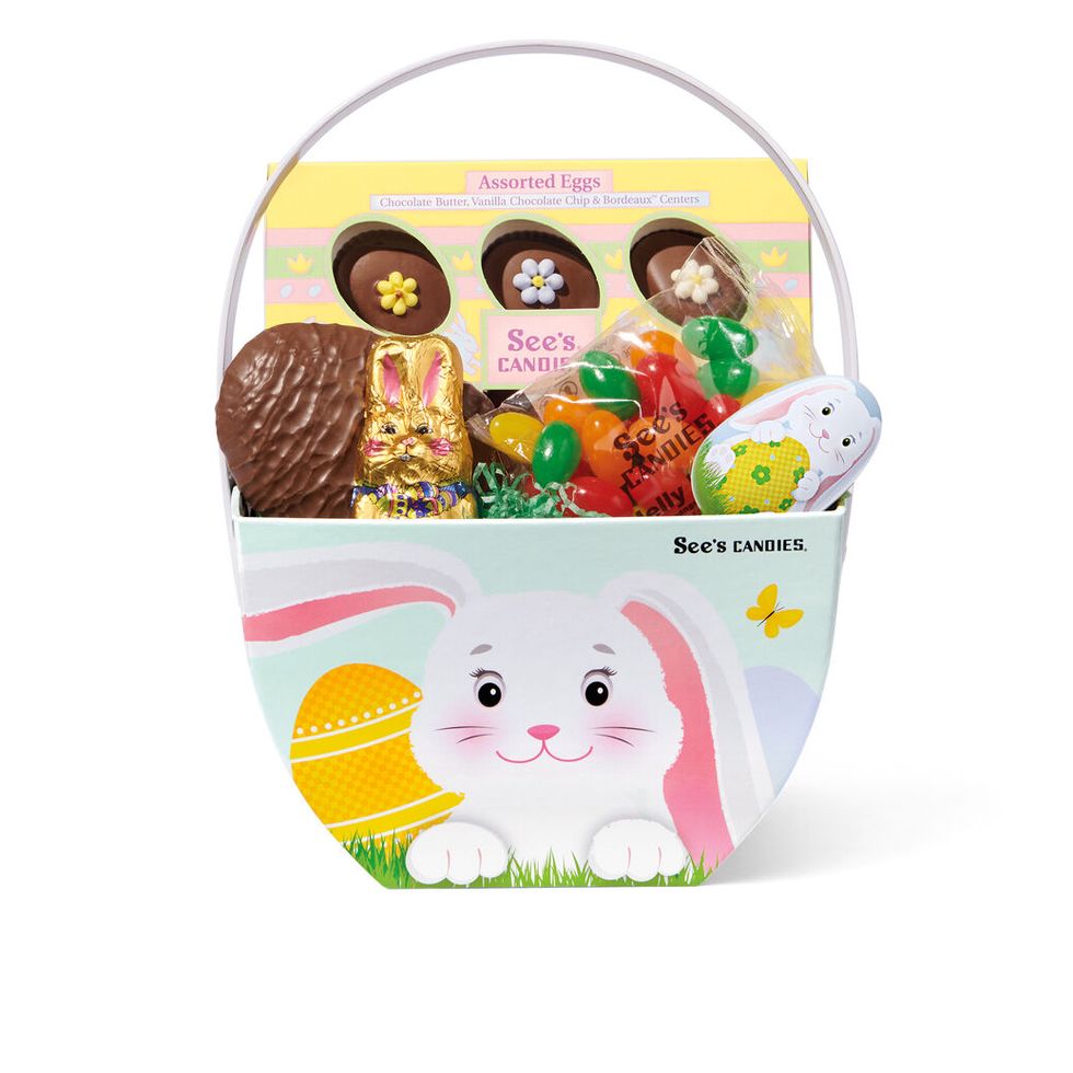 M&M's Minis Candy Filled Easter Bunny Figurines: 12-Piece Display