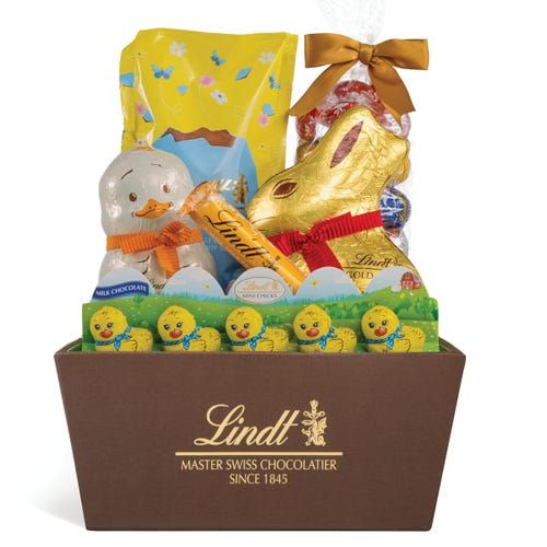 Kids Easter Gift Basket / Gift Box With Candy And Cookies Pick Color