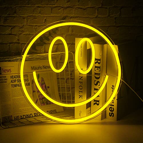 Smile Face Neon Light 