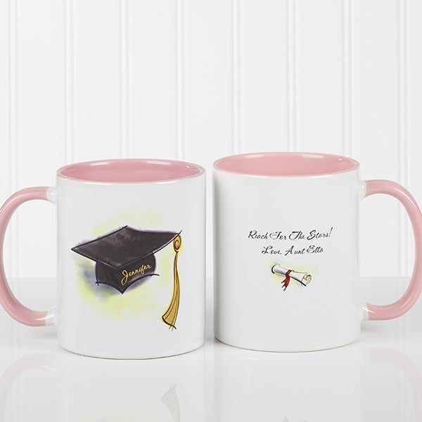 Cap & Diploma Personalized Coffee Mug