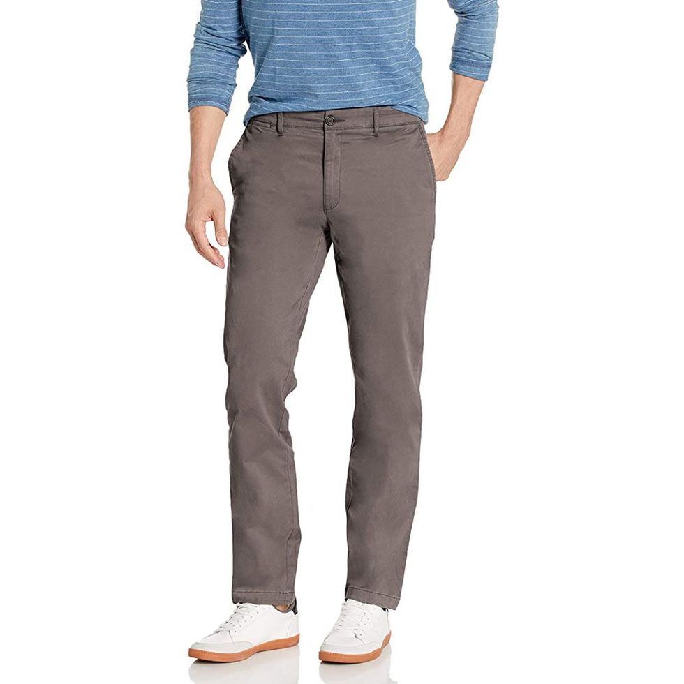 Men's Slim-Fit Washed Comfort Stretch Chino Pant