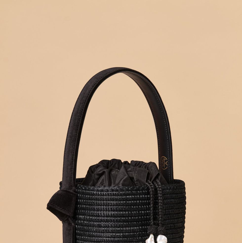 luxury designer straw bag