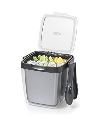 Good Grips Double Wall Ice Bucket with Tongs and Garnish Tray