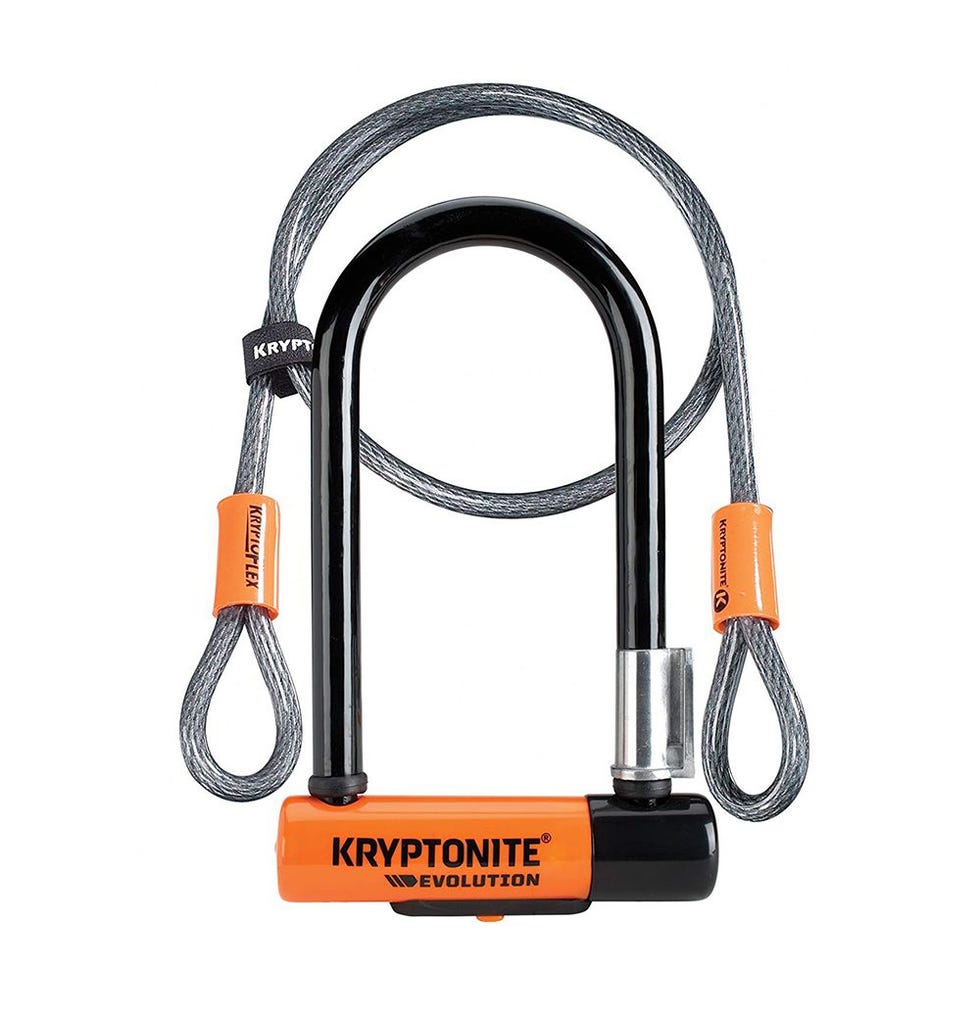 Evolution Mini-7 Bike U-Lock with Cable