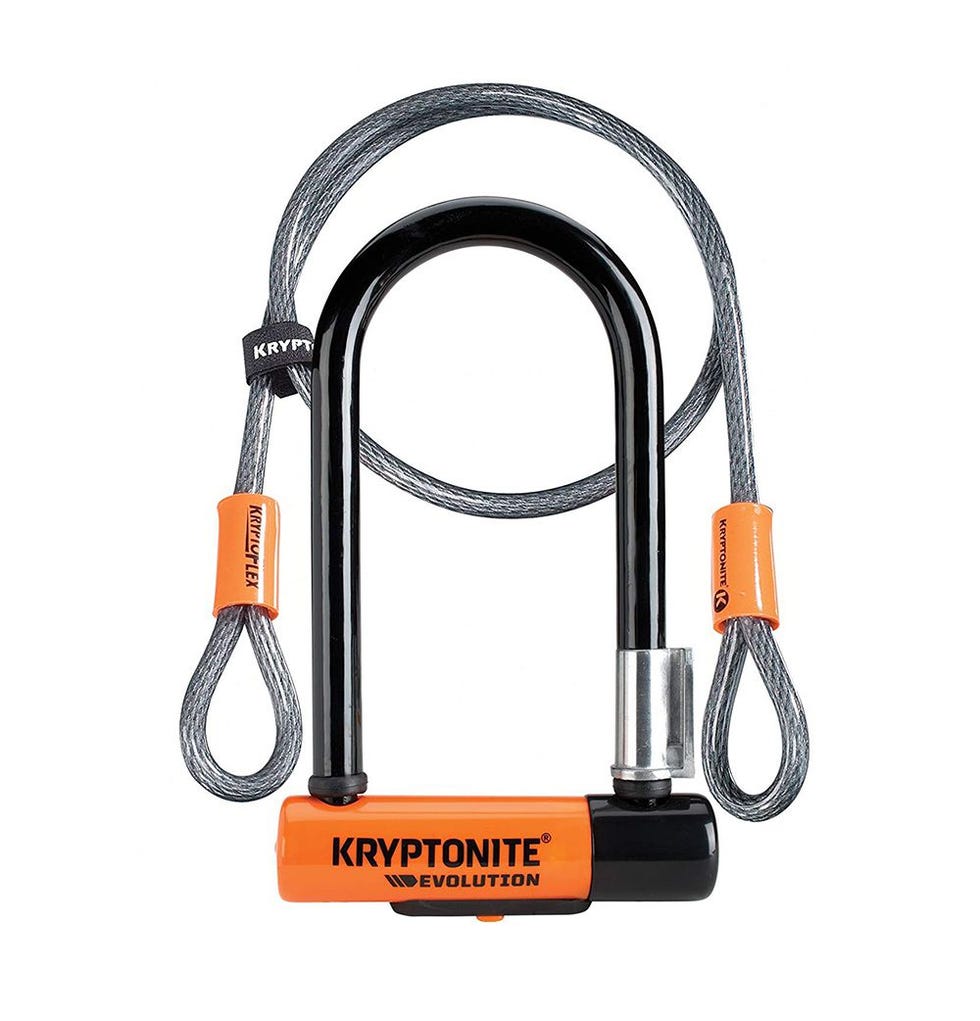 Evolution Mini-7 lock with flexible cable and bracket