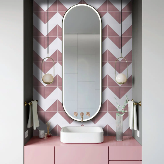 Cube Blush Porcelain Wall & Floor Tile