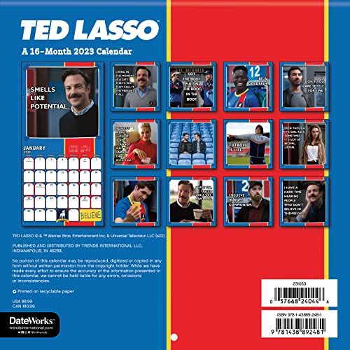2023 ‘Ted Lasso’ Mini Wall Calendar