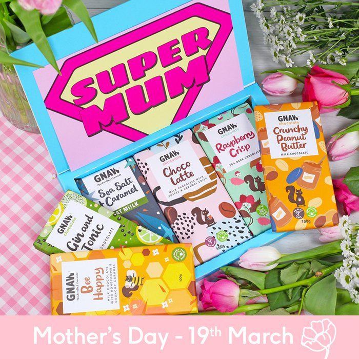 Gnaw Super Mum Letterbox Chocolates