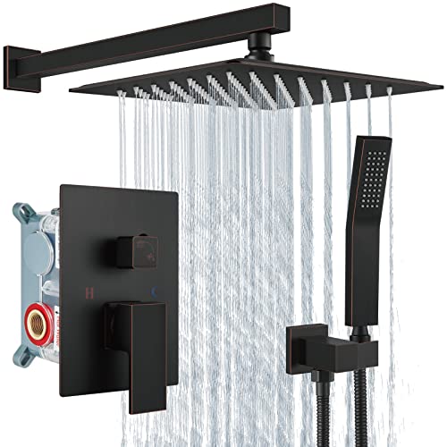 Oil Rubbed Bronze Rainfall Shower System