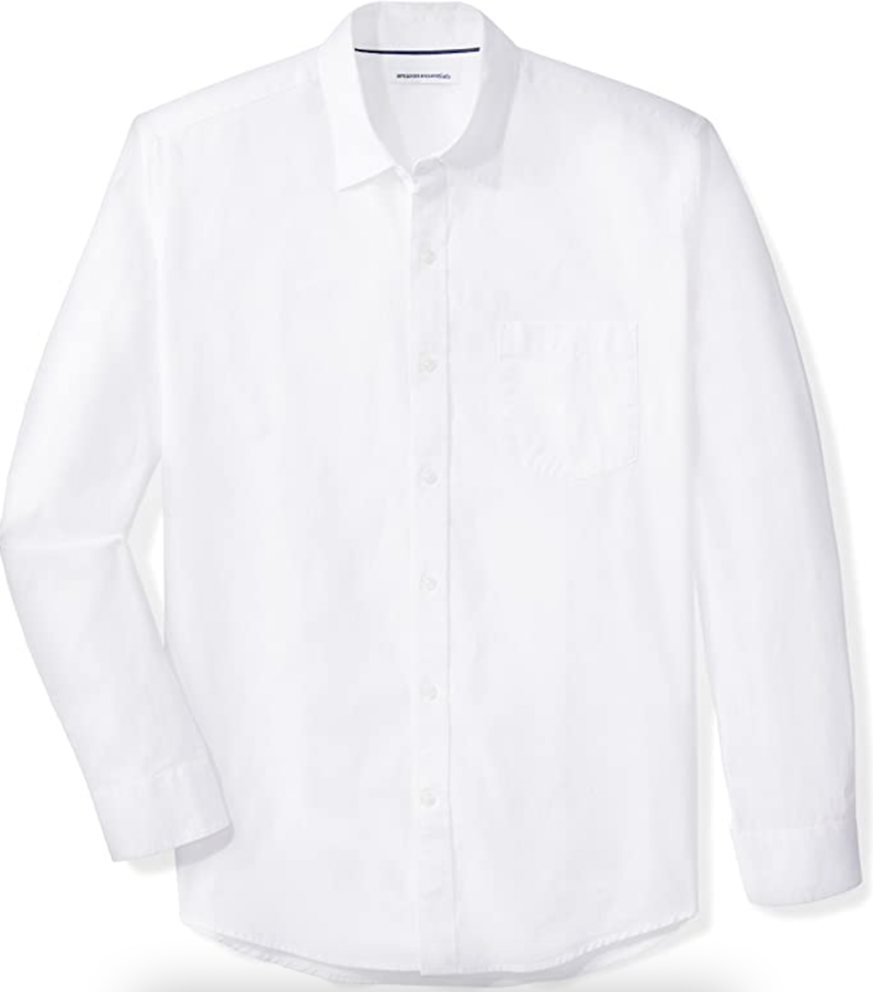 Regular-Fit Long-Sleeve Poplin Shirt