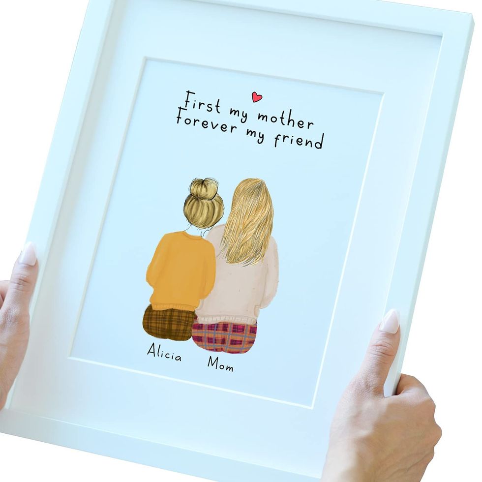 Personalized Daughter and Mom Print