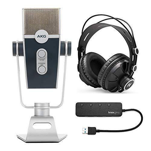 Lyra C44-USB Ultra-HD Multimode Podcast Microphone Bundle