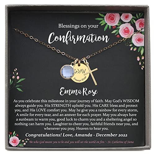Personalized Confirmation Necklace