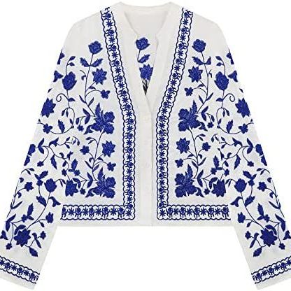 Cotton Embroidery Jacket 