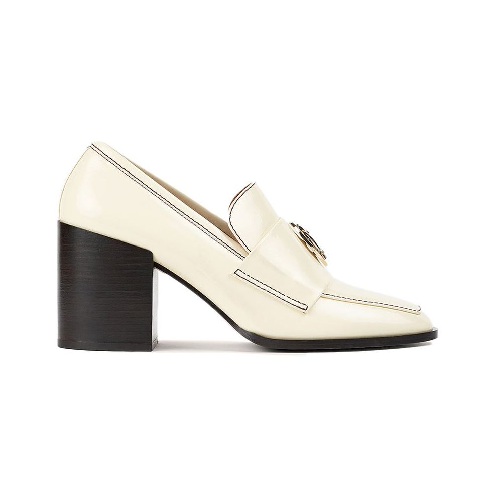 Pompeii White Trench Loafers