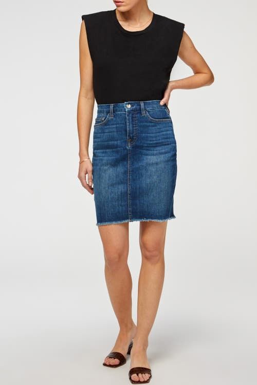 JEN7 by 7 For All Mankind Denim Pencil Skirt 