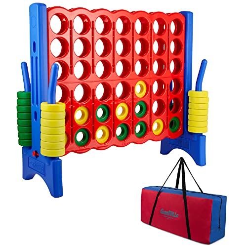 Giant 4 in a Row Connect Game + Storage Carry Bag 