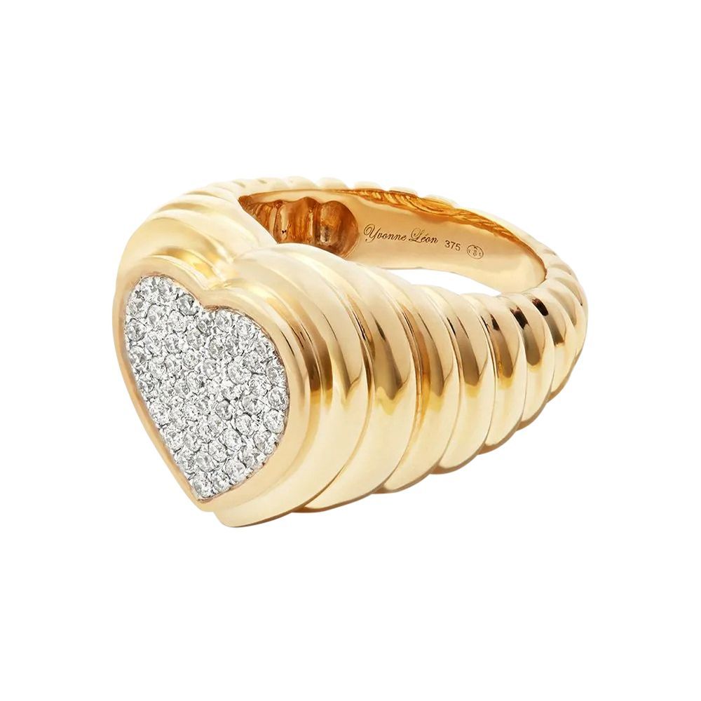 9-karat Gold Diamond Ring