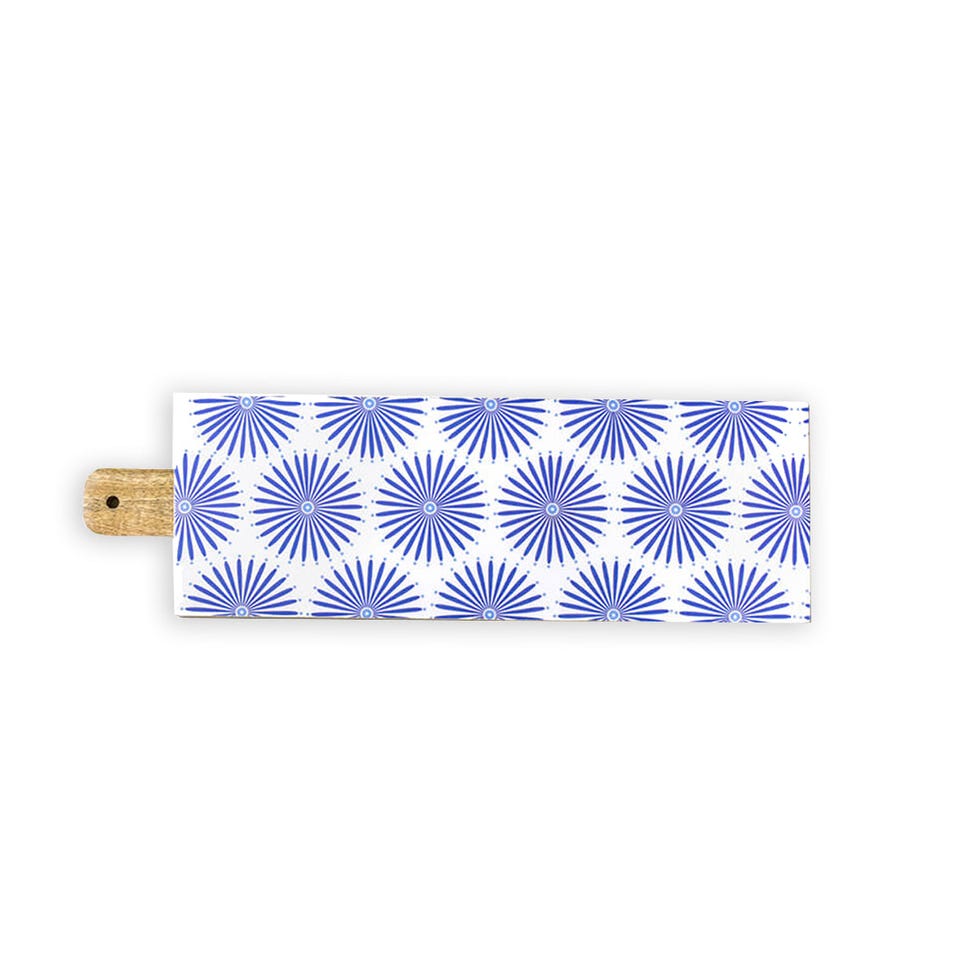 Blue Sunburst Serving Board Blue Sunburst Serving Board