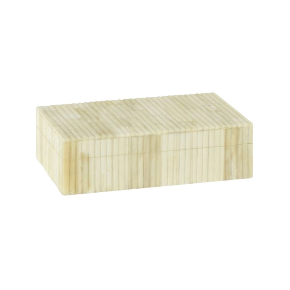 Ribbed Bone Inlaid Box Ribbed Bone Inlaid Box