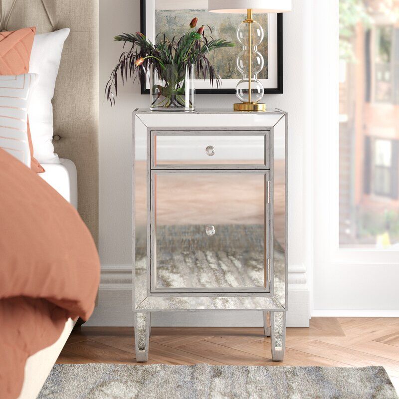 30 Best Nightstands 2024 Chic Bedside Tables For Your Bedroom   1678348564 Cain292727Tall1 DrawerNightstand 