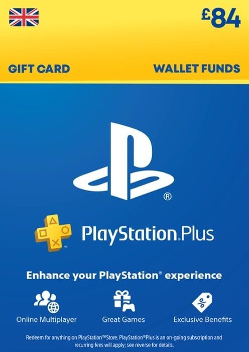 £84 PlayStation Network Wallet Top Up for 1 Year of PS Plus Extra