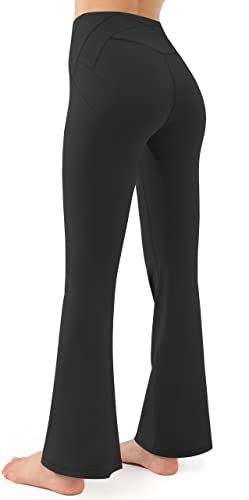 JOYSPELS Bootcut Yoga Pants for Women with Pockets 